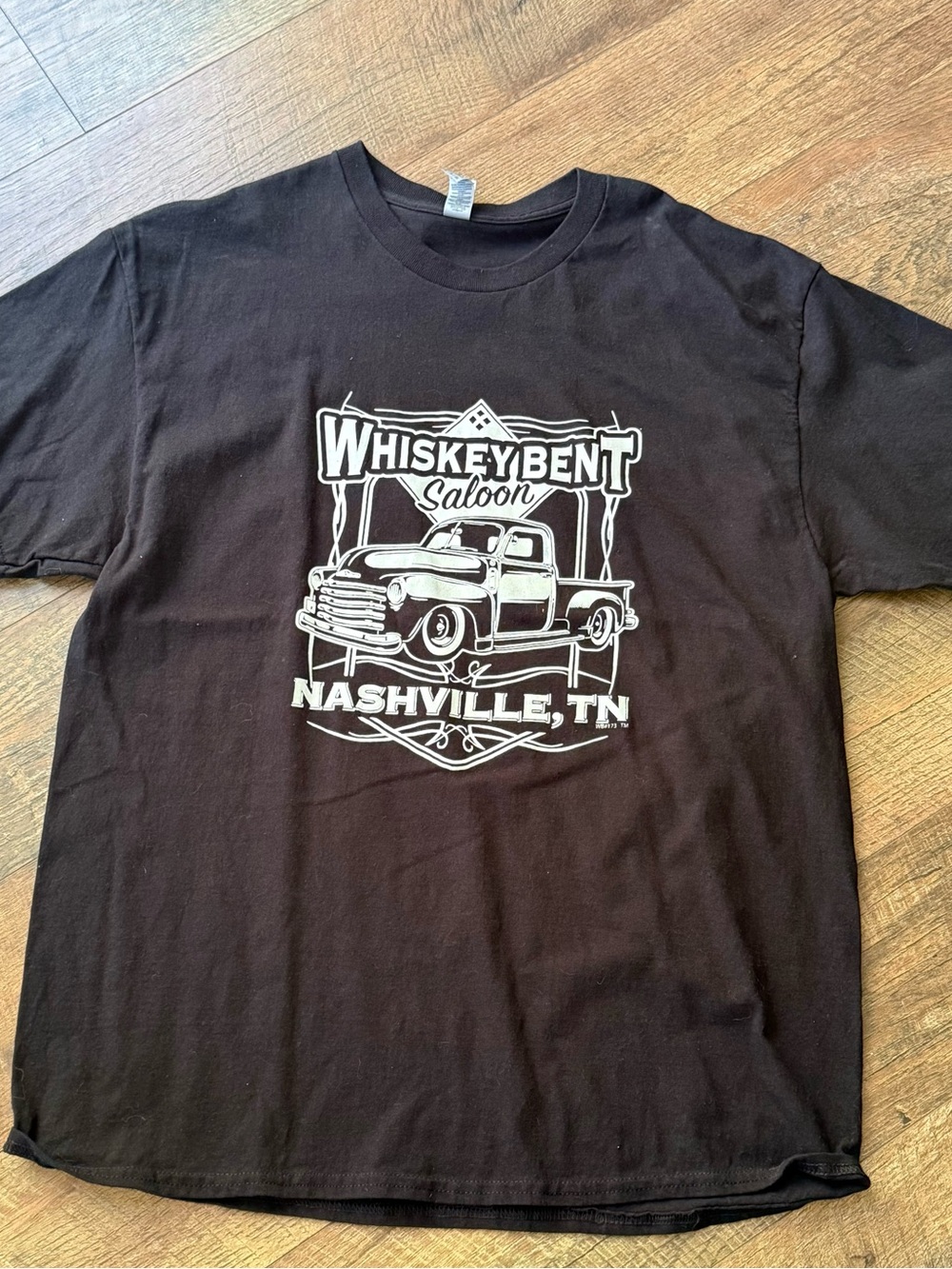 Nashville TN Black Graphic Tee